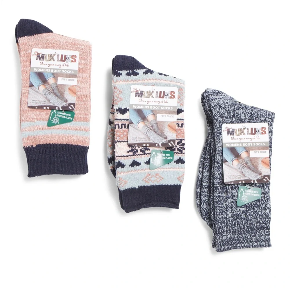 MUK LUKS boot socks